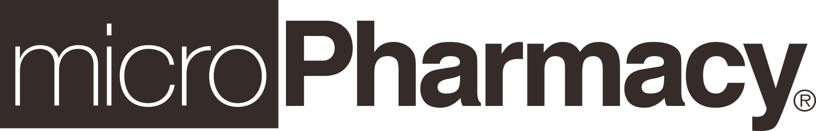 Micropharmacy logo dark brown